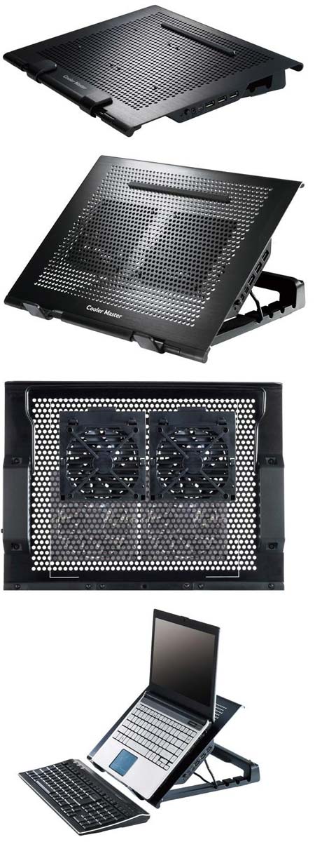 Новая система охлаждения для лэптопов - Cooler Master NotePal U